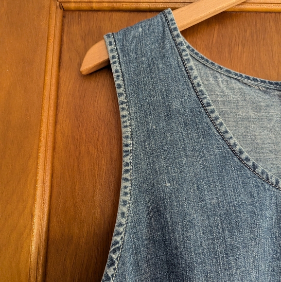 Rachel Comey Denim Maxi Dress | Size 10 - Picture 4 of 8